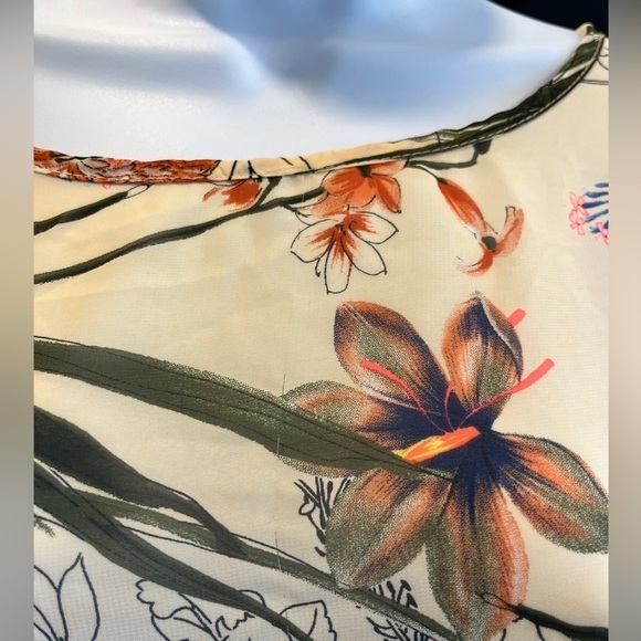 Floral Print Women's Top - Picture 13 of 13